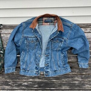 Men’s Vintage Dark Denim Jean Jacket